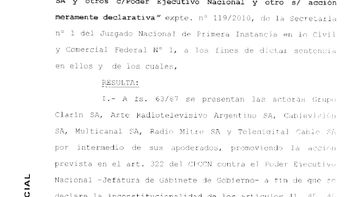 estas son las claves del fallo del juez horacio alfonso estas son las claves del fallo del juez horacio alfonso