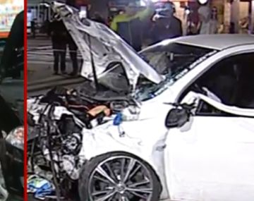 Un policía de la CIudad conducía alcoholizado y provocó un accidente mútiple