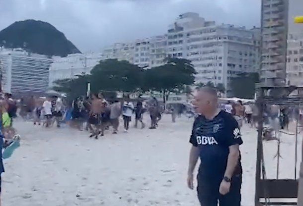 Impactantes videos del ataque de la barra de Fluminense a los hinchas de Boca
