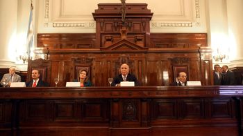 Los cuatro integrantes de la Corte Suprema de Justicia. Los cuatro integrantes de la Corte Suprema de Justicia.