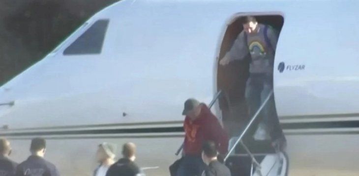 Messi llegó al país para el partido de la Selección de este viernes