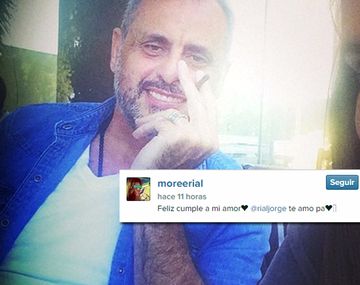 Qué le dijo Morena Rial a su padre por su cumpleaños