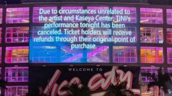 Sorpresa por la cancelación a último momento del show de Tini Stoessel en Miami: el comunicado oficial Sorpresa por la cancelación a último momento del show de Tini Stoessel en Miami: el comunicado oficial