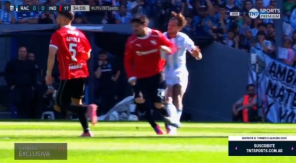 Polémica en el clásico: Independiente pidió roja a Bruno Zuculini por una dura falta contra Kevin Lomónaco