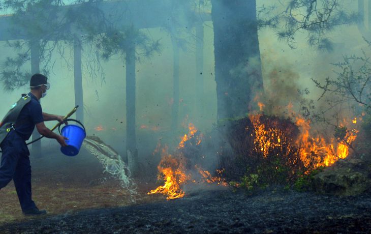 Alerta por posibles incendios forestales por el clima