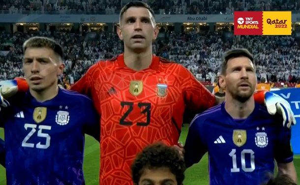 Así sonó el Himno Nacional Argentino en el último amistoso de la Selección
