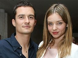 Orlando Bloom y Miranda Kerr