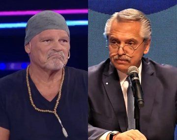 Alfa se refirió a sus dichos sobre Alberto Fernández en el reality