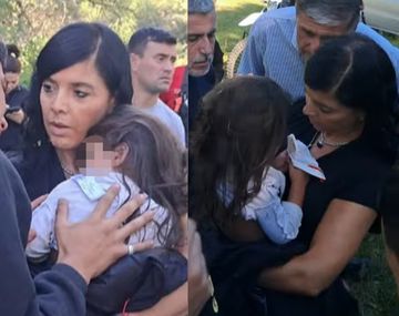 Las primeras imágenes de Esmeralda tras su aparición sana y salva en Cosquín