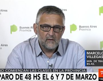 Marcelo Villegas, Ministro de Trabajo de la provincia de Buenos Aires