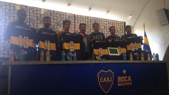 a la espera de lodeiro, boca presento el resto de sus refuerzos a la espera de lodeiro, boca presento el resto de sus refuerzos