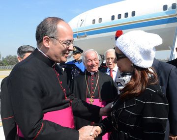 CFK llegó a Roma para la segunda audiencia con el Papa