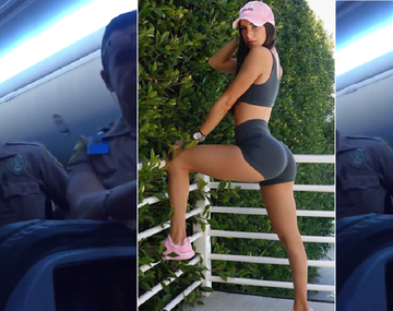 VIDEO: Una de las modelos más populares de Instagram fue expulsada de un avión