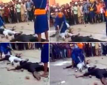 Le pegó al asistente con una maza durante una prueba