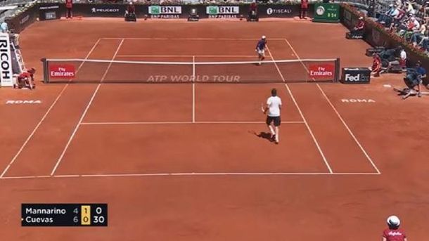 La increíble jugada sucedió en el Masters 1000 de Roma