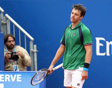 La cara de resignación de Zeballos, que perdió ante Nadal en semifinales de Barcelona