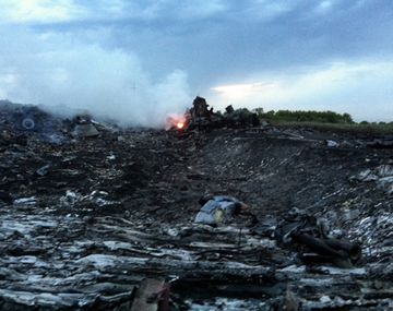 Difunden un impactante audio sobre la caída del avión de Malaysia Airlines