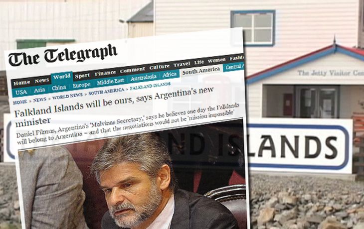 En un diario británico, Filmus ratificó que las Islas Malvinas son argentinas