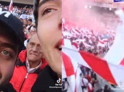 Español vio el Superclásico en el Monumental y se volvió viral por sus reacciones