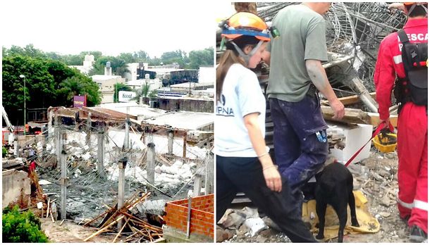 Al menos tres obreros quedaron atrapados