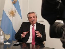 El presidente de la Naci&oacute;n, Alberto Fern&aacute;ndez