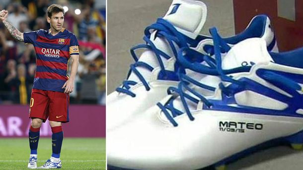 Mirá los nuevos botines de Lionel Messi en homenaje a Mateo, su segundo hijo