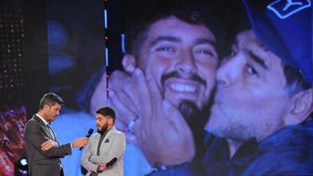 mira la emocion de diego junior describiendo su encuentro con maradona, su papa mira la emocion de diego junior describiendo su encuentro con maradona, su papa