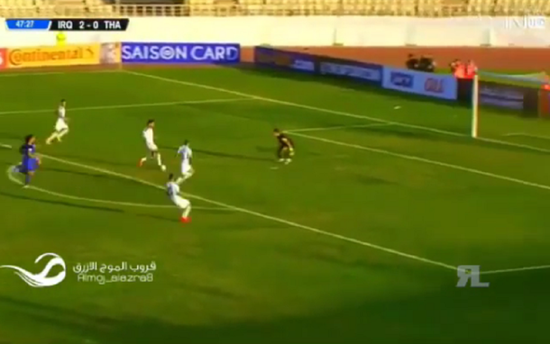 El insólito ataque de Irak que no pudo ser gol ante Tailanda por las Eliminatorias asiáticas