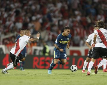 River y Boca en el Superclásico de la Supercopa - Crédito: @BocaJrsOficial