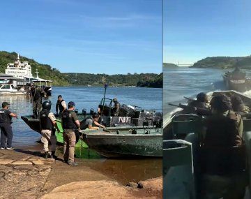 Ocurrió durante un operativo de Prefectura en el que se secuestró mercadería.