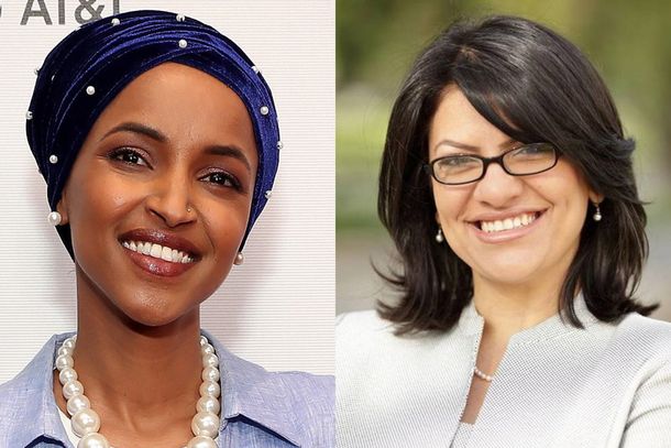 Ilhan Omar y&nbsp;Rashida Tlaib fueron elegidas a la Cámara de Representantes.