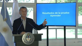 En medio del paro docente, Macri presentó los resultados de la prueba Aprender En medio del paro docente, Macri presentó los resultados de la prueba Aprender