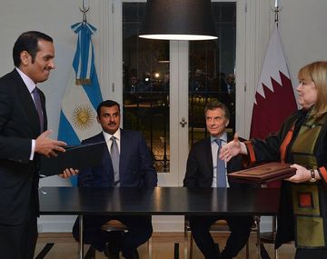 Macri y acuerdo con Qatar