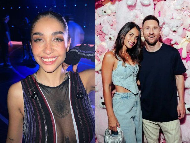 Así fue el encuentro entre Lionel Messi, Antonela Roccuzzo y María Becerra en la Bresh