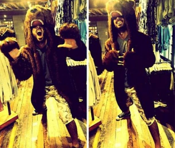 Amor-oso: ¿quién se disfrazó así para su novia?