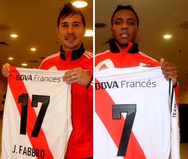Carbonero y Fabbro se sumaron al plantel de River en Salta