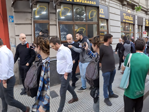 Rodríguez Larreta fue agredido en plena marcha universitaria. Rodríguez Larreta fue agredido en plena marcha universitaria.