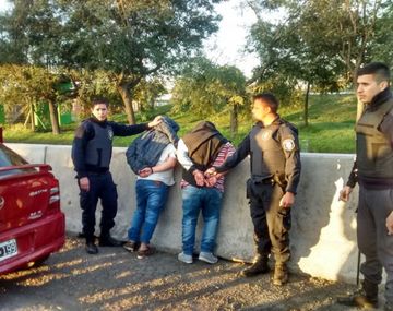 El momento de la detención