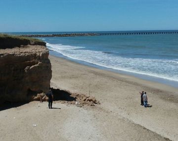 Acá se encontraba la nena jugando
