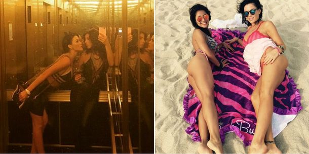 Karina Jelinek y la notera sexy de Ideas del Sur, juntas en Miami