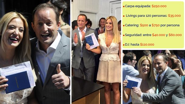 Las cifras de la millonaria fiesta de casamiento de Jésica Cirio y Martín Insaurralde