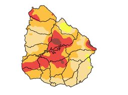 El Inumet informó que “la totalidad del territorio” del Uruguay se encuentra “bajo condición de sequía”. (Foto: Inumet) El Inumet informó que “la totalidad del territorio” del Uruguay se encuentra “bajo condición de sequía”. (Foto: Inumet)
