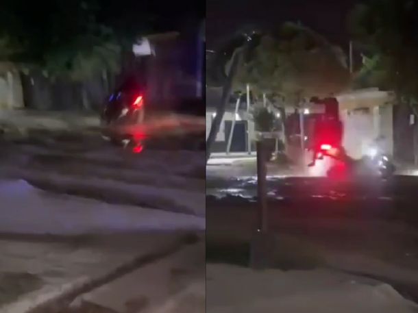 Todos al agua: el desopilante final de una persecución policial en Salta