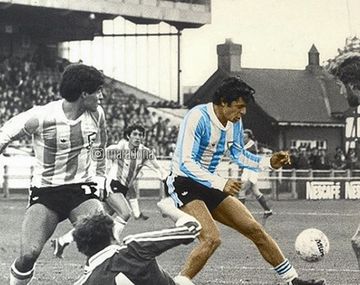 Diego Maradona y René Houseman - Crédito: Instagram @maradona