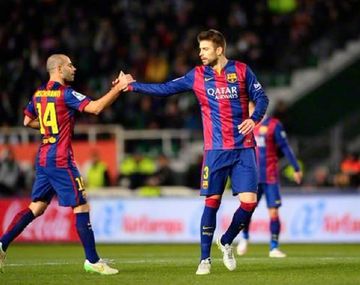 Piqué se burló de Masche por su falta de gol