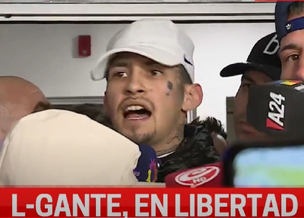Así fue la liberación de L-Gante tras 100 días detenido: Me sirvió para recapacitar