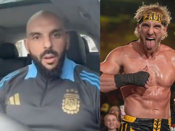 El guardaespaldas de Lionel Messi invitó a pelear a Logan Paul: el video