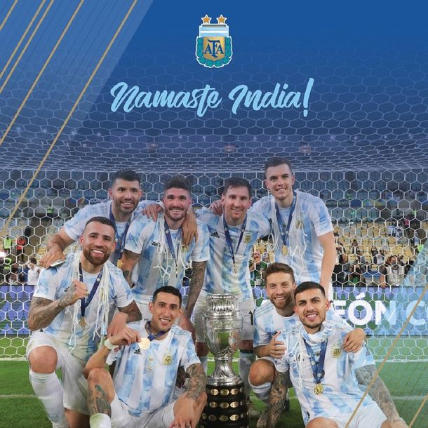 Memes por el Feliz Navidad de AFA a los hinchas de India