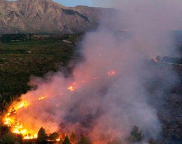 Incendios forestales en El Bolsón, Río Negro