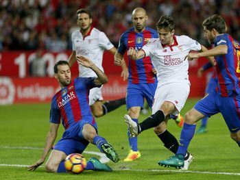 Luciano Vietto, uno de los argentinos titulares en el conjunto de Sampaoli